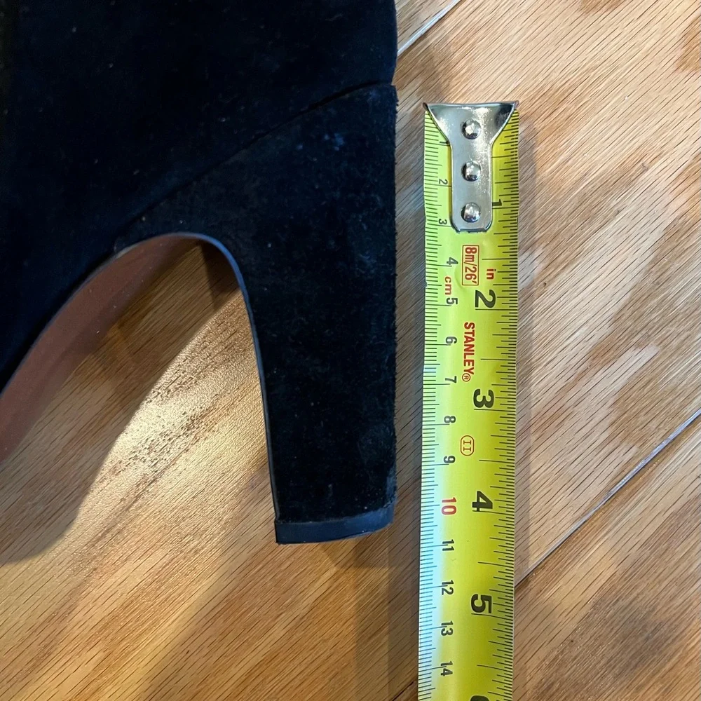 Sam Edelman over-the-knee boots, black suede - Picture 5 of 9